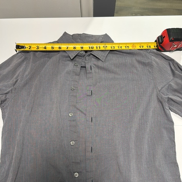 John Varvatos Gray Casual Button Down Shirt - Picture 6 of 8
